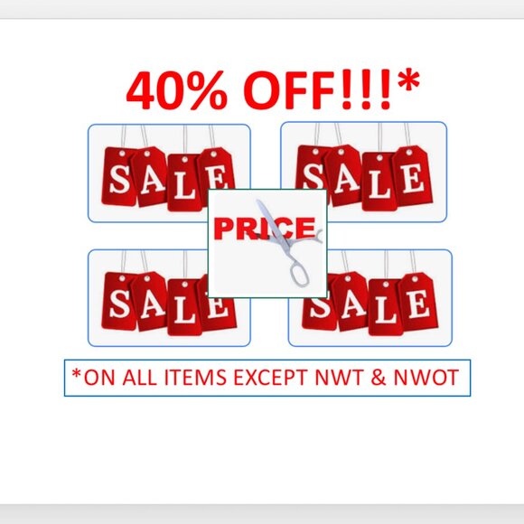 Tops - 40% OFF on all items EXCEPT NWT & NWOT!